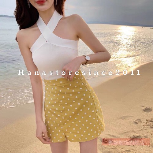 Áo yếm 2 dây vắt chéo nhau chất bo tăm co dãn bốn chiều dáng body chuẩn ảnh siêu đẹp