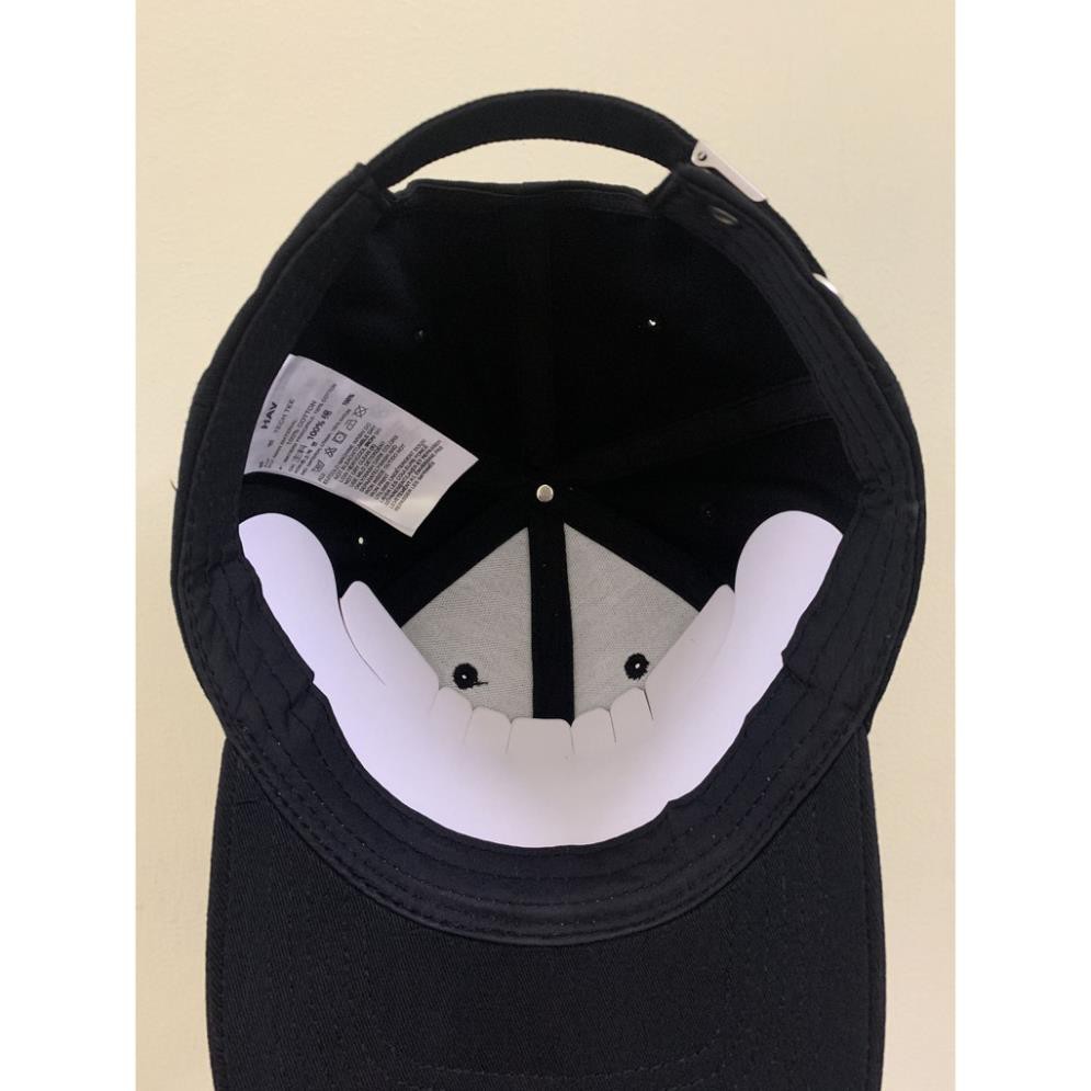 Nón kết lưỡi trai Mũ Adidas đen logo thêu trắng dành cho nam nữ Free size - Full hộp 👒