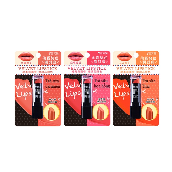 Son nhung lì dưỡng ẩm Cellina Velvet Lipstick 3.5g