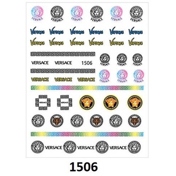 Sticker nails Versace - hình dán móng 3D