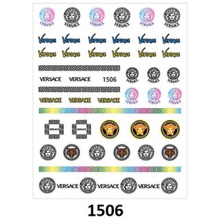 Sticker nails Versace - hình dán móng 3D