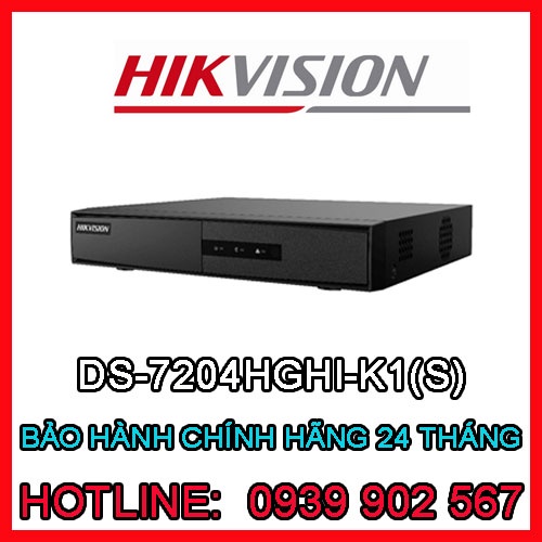 Đầu ghi hình 4 kênh 5 in 1 HIKVISION DS-7204HGHI-K1(S)