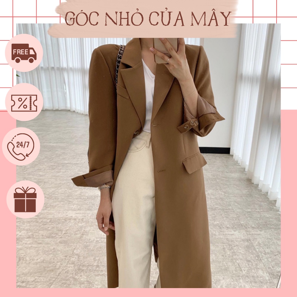 (HÀNG ORDER) Áo vest dáng dài Hàn Quốc GNCM