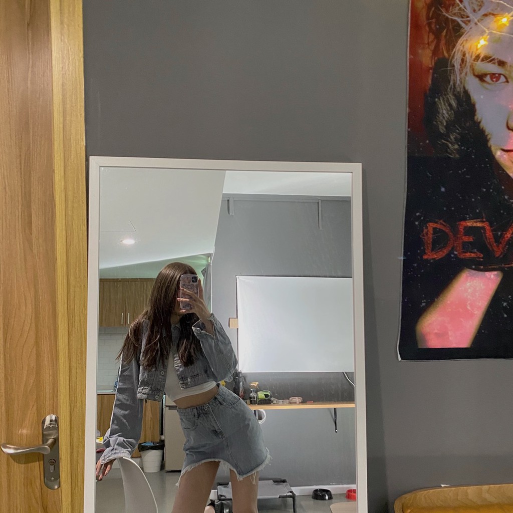 Áo khoác jean ngắn denim