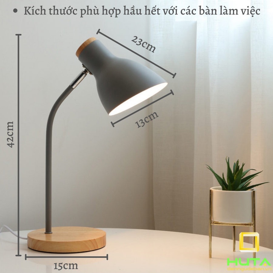 Đèn bàn phong cách vintage trẻ trung - Nhiều màu sắc - Điều chỉnh cổ hiện đại