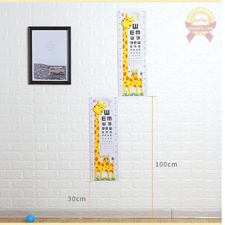 Thước đo chiều cao cho bé mẫu ngẫu nhiên