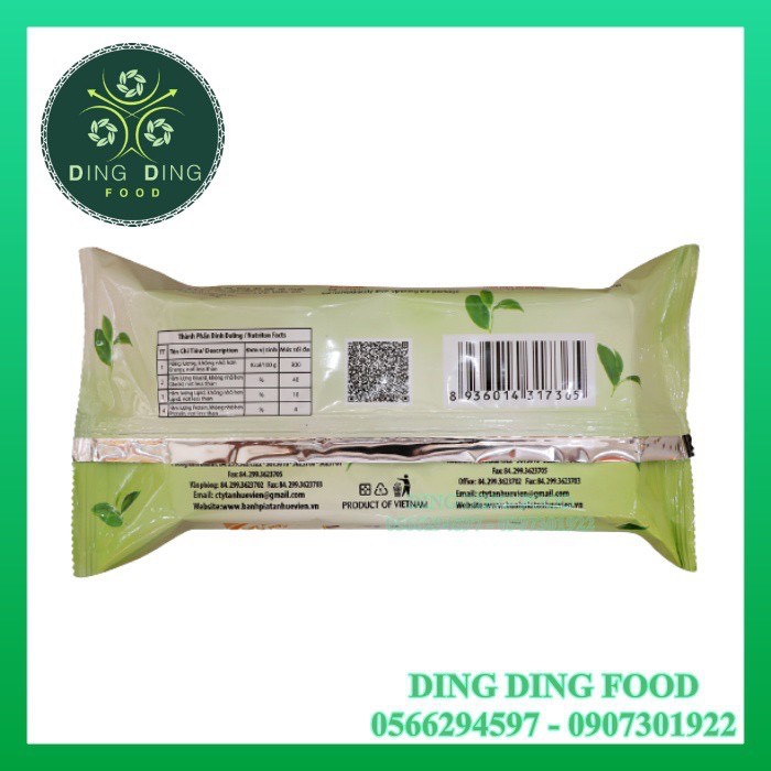 [ Combo 2 Bịch ] Bánh Pía Kim Sa Trà Xanh Trứng 150g ( 1 Bịch 2 Cái Bánh To ) Tân Huê Viên - DING DING FOOD