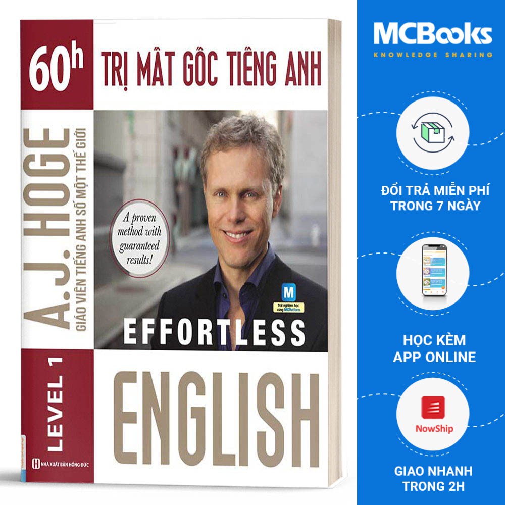 Sách - Effortless English - 60h Trị mất gốc tiếng anh - Level 1