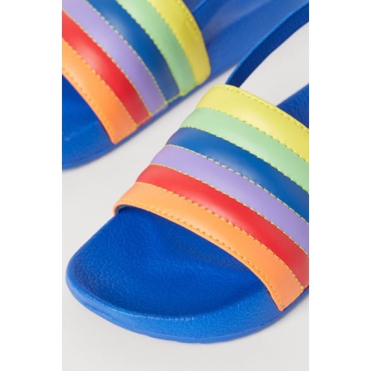 Dép kẻ sắc màu cho bé trai săn sale Us sz 30/31