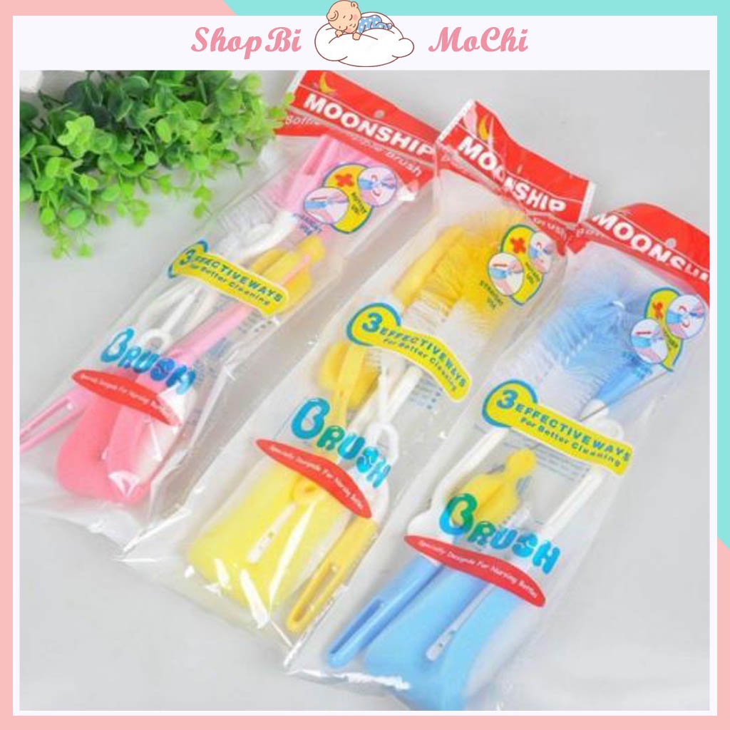 Bộ cọ rửa chuyên dụng, làm sạch các vết bẩn mọi ngóc ngách của bình sữa