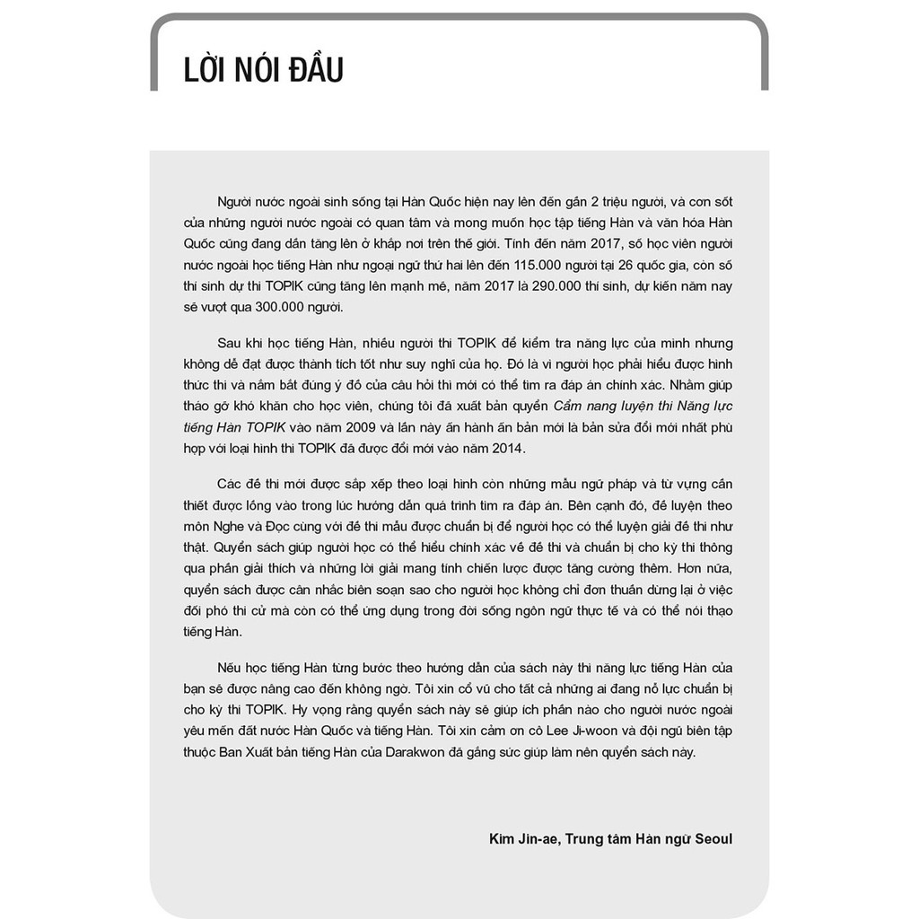 Sách - Cẩm nang luyện thi năng lực tiếng Hàn TOPIK II  - FirstNews Tặng Kèm Bookmark