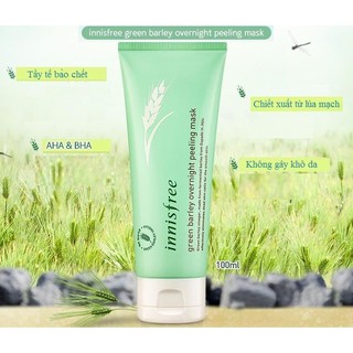 Tẩy tế bào chết từ Lúa mạch - Innisfree Green Barley Gommage Peeling Mask 120ml