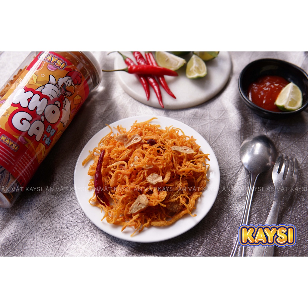 Khô gà bơ tỏi 300g Kaysi đồ ăn vặt Hà Nội | BigBuy360 - bigbuy360.vn