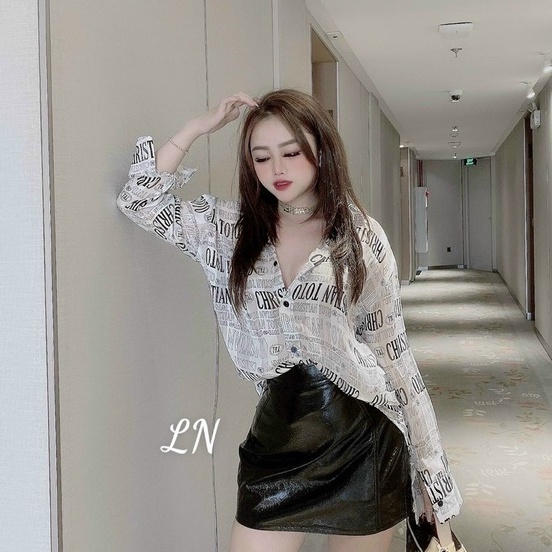 Áo sơ mi dài tay nữ ❤️FREESHIP❤️ Áo sơ mi nữ chất lụa mềm đẹp như hình siêu xinh thời trang cá tính A-T Fashion - SMN3