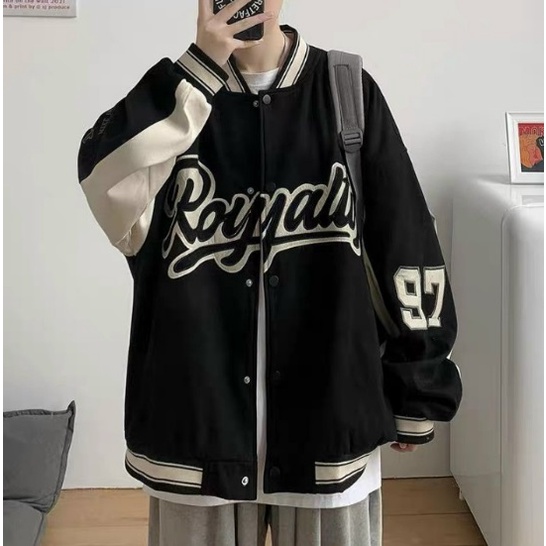 Áo khoác bomber ROYALY chất kaki 2 lớp chống nắng lạnh Streetstyle from rộng kiểu dáng unisex nam nữ  - GENZOO