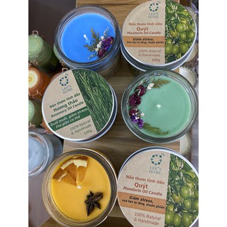 [SỈ INBOX] Nến thơm 100% sáp tự nhiên & tinh dầu nguyên chất Lee's Home. Natural wax scented candles handmade in Vietnam
