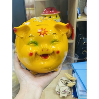 Heo đất - Lợn đất híp Hàn quốc tiết kiệm tiền 15cm dễ thương
