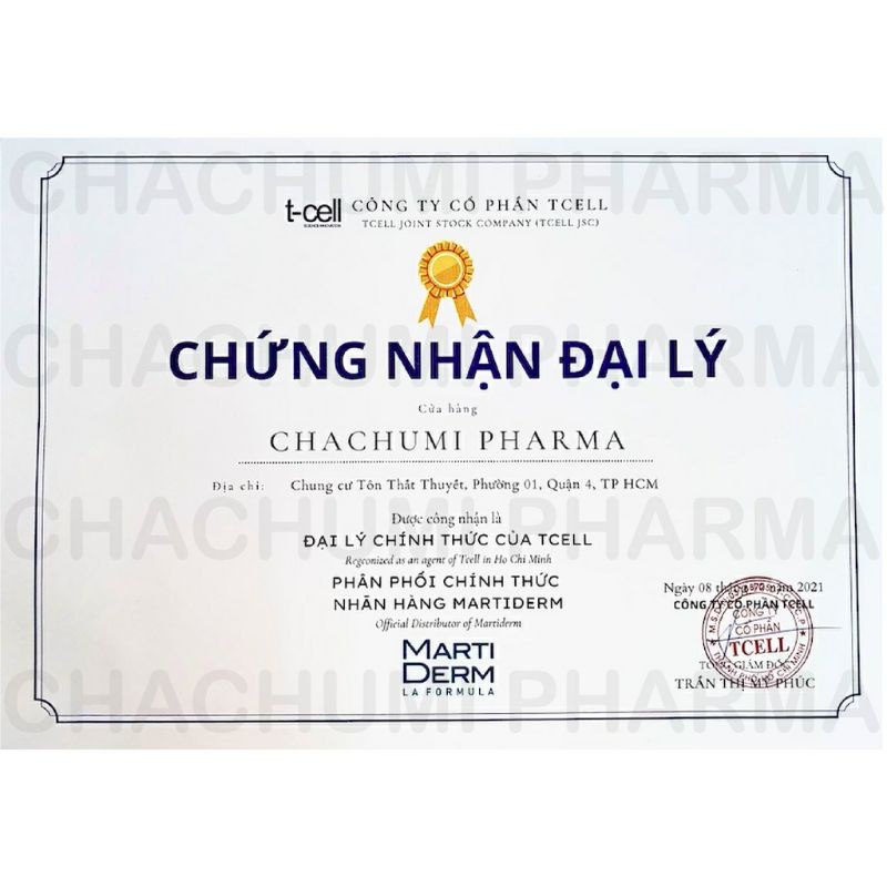 Tinh chất dưỡng trắng và mờ thâm nám MartiDerm Pigment Zero DPS Bright