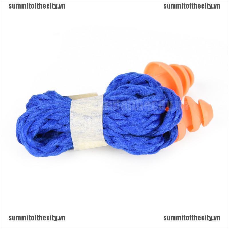 Set 10 Nút Bịt Tai Bằng Silicone Mềm Có Thể Tái Sử Dụng