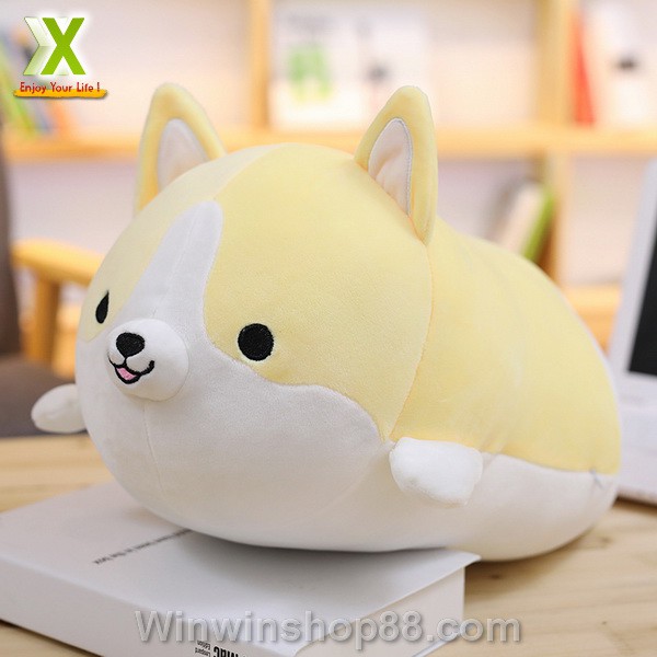 Thú nhồi bông hình chó Corgi đáng yêu TNB234 mềm mại và đáng yêu - Winz.vn