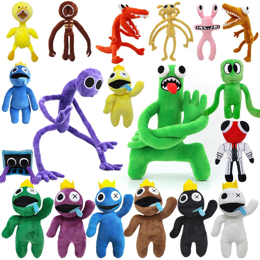 Đồ chơi nhồi bông Hình Quái Vật Roblox Cầu Vồng Đáng Yêu Cho Bé