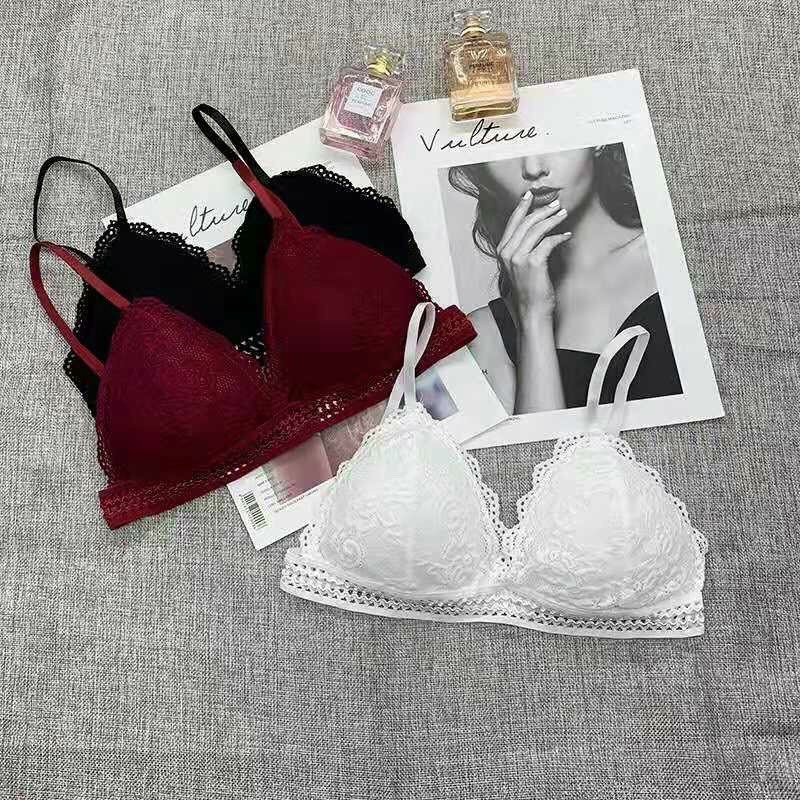 Áo ngực viền ren không gọng gợi cảm thoải mái cho nữ mã 3302