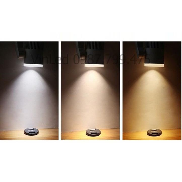 Combo bộ sản phẩm 3 đèn rọi ray 20W + 1 thanh ray 1 mét.