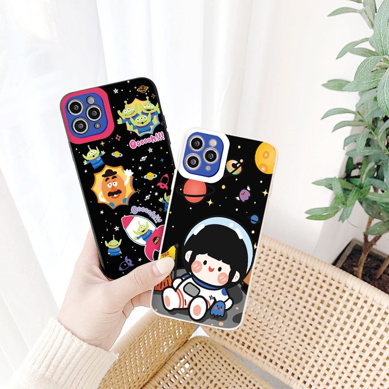 Ốp lưng iphone Du hành ốp bảo vệ camera vuông cạnh đủ mã iphone 6 đến 11 12 13 promax tr285