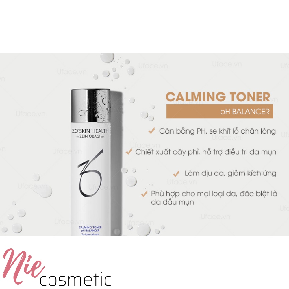 Toner nước hoa hồng CALMING SKIN