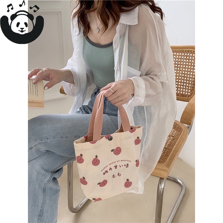 Túi vải Mini Kiểu Dáng Dễ Thương Phong Cách Hàn Quốc Cho Nữ