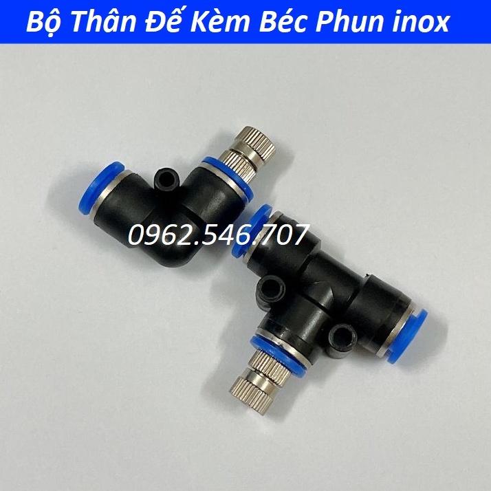 Béc phun sương inox số 2-3-5-6-7-8 tưới lan/rau/ hoa
