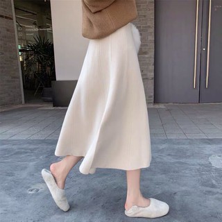 Chân váy len chữ A basic