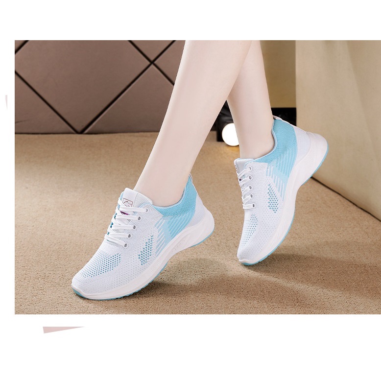 Giày Thể Thao Nữ 👟  GiàyTăng Chiều Cao Hồng Dáng Đẹp- Năng Động nhẹ thoáng êm ôm chân chống trơn s104