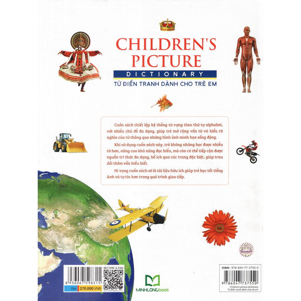 Sách: Chilldrens Picture Dictionary - Từ Điển Tranh Dành Cho Trẻ Em