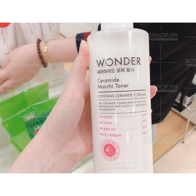 TONER TONYMOLY WONDER CERAMIDE MOCCHI 500ML CHÍNH HÃNG - 5572