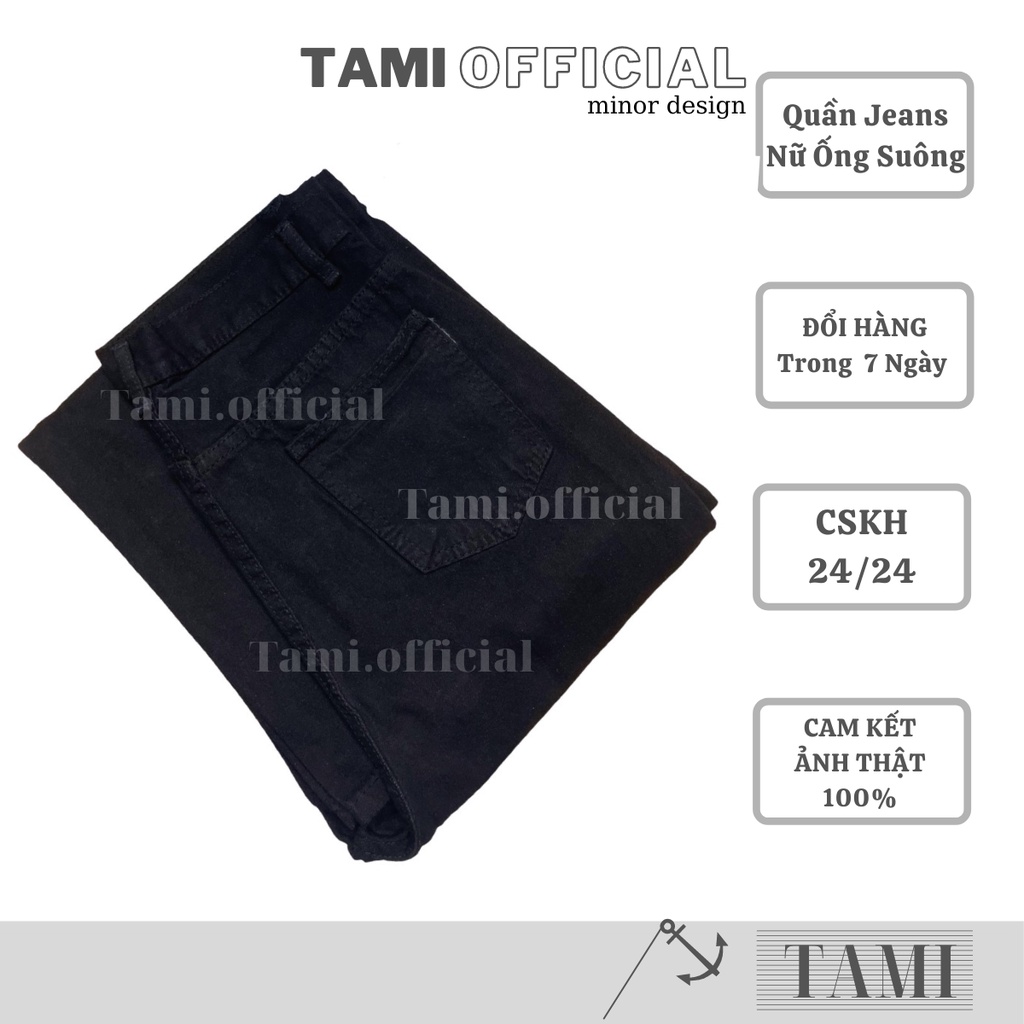 Quần Jeans NỮ ỐNG SUÔNG Màu XÁM KHÓI Đáy Cao Siêu HÁCH DÁNG [ Tami Official ] | BigBuy360 - bigbuy360.vn