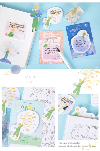 Giấy nhớ giấy ghi chú note hoàng tử bé