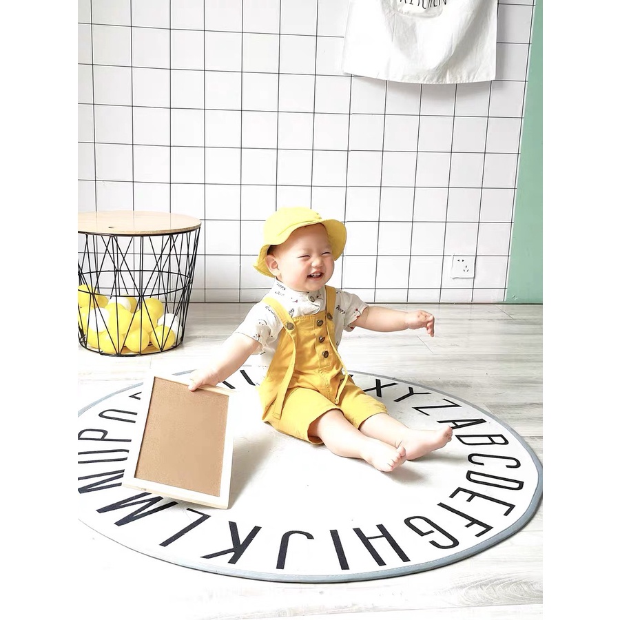 Bộ yếm bé trai 2 chi tiết cotton mềm mát BN02 - BÉ NHÀ THỊ