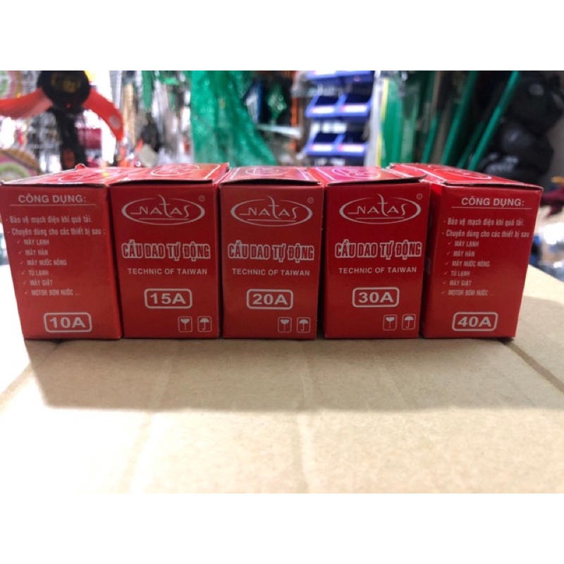 Cầu dao tự động an toàn, CB cóc NATAS - 20A 30A 40A