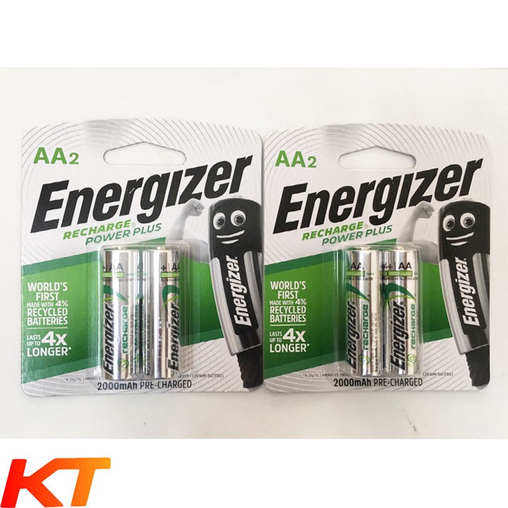 Pin sạc AA Energizer 2000mAh - vỉ 2 viên