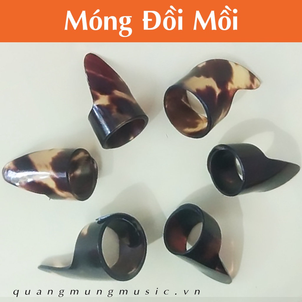 [Rẻ Nhất Shopee] Bộ Móng nhựa Đồi Mồi Cao Cấp - Móng Gảy Đàn Tranh ( Giá 1 bộ 3 móng gảy )