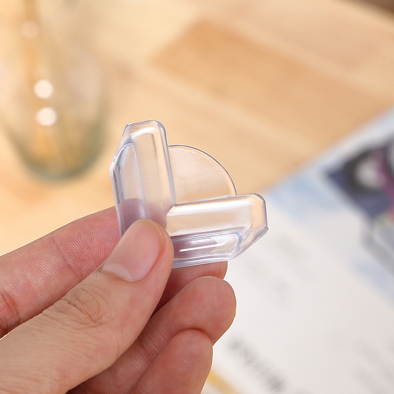 Cuộn Dây Bọc Cạnh Bàn Chống Va Chạm Hình Chữ L Trong Suốt Dài 1.0m Phong Cách Nhật Bản