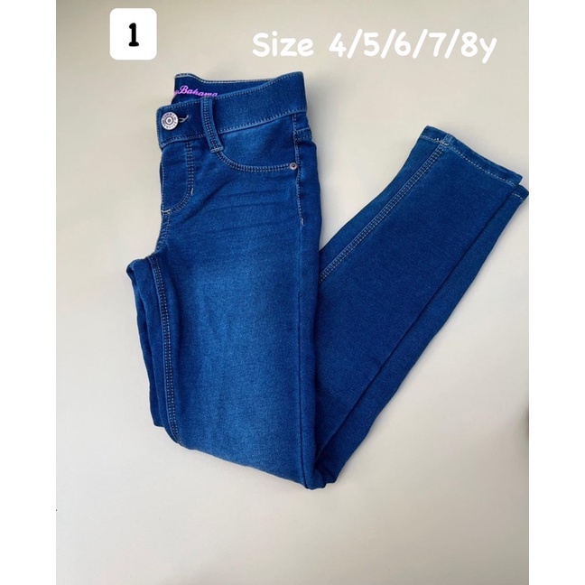 Quần bò legging Tommy Bahama siêu mềm cho bé gái 4-8y.