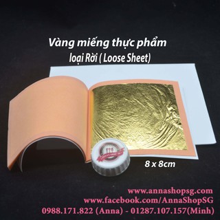 Lá vàng thực phẩm 80mm