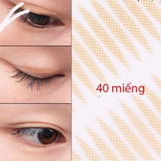 Set 8 miếng dán mí mắt vân lưới