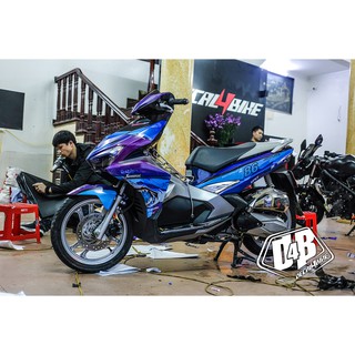 [D4B-Tem chuẩn xịn] Tem trùm xe Air Blade 2016 Shark