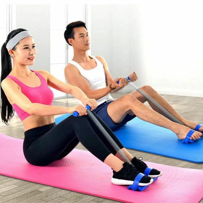 Dây tập lò xo kéo cơ, giảm mỡ giúp tập cơ tay, tập đùi, tập bụng, dây tập gym tại nhà