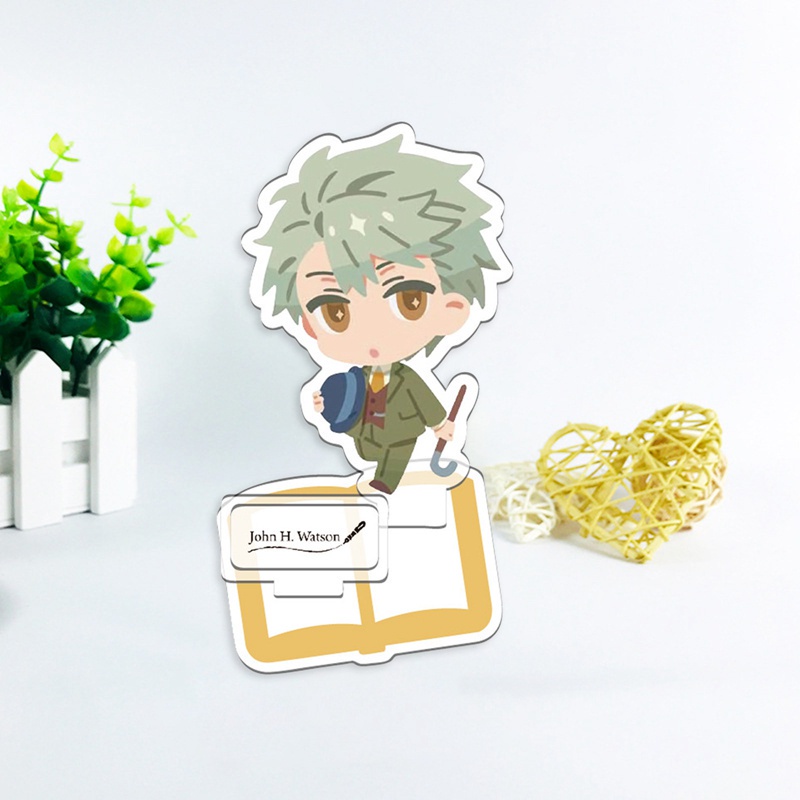 Standee hình nhân vật hoạt hình Moriarty The Patriot bằng acrylic 8cm để bàn trang trí