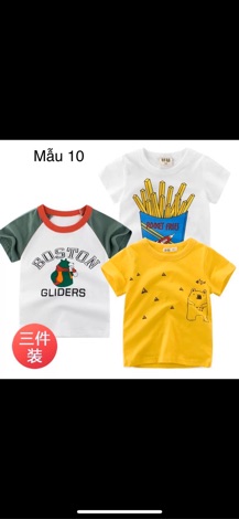 Combo 3 áo cho bé