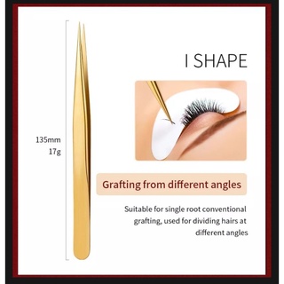 Nhíp thẳng vàng/nhíp tách vàng/nhíp classic vàng